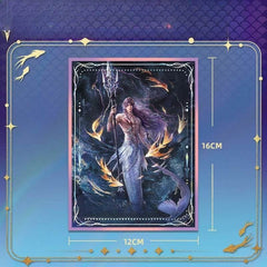 LaDS Rafayel Lemuria Sea God Series - Acrylic Sandwich Standee, Art Card, Quicksand Keychain - merrys