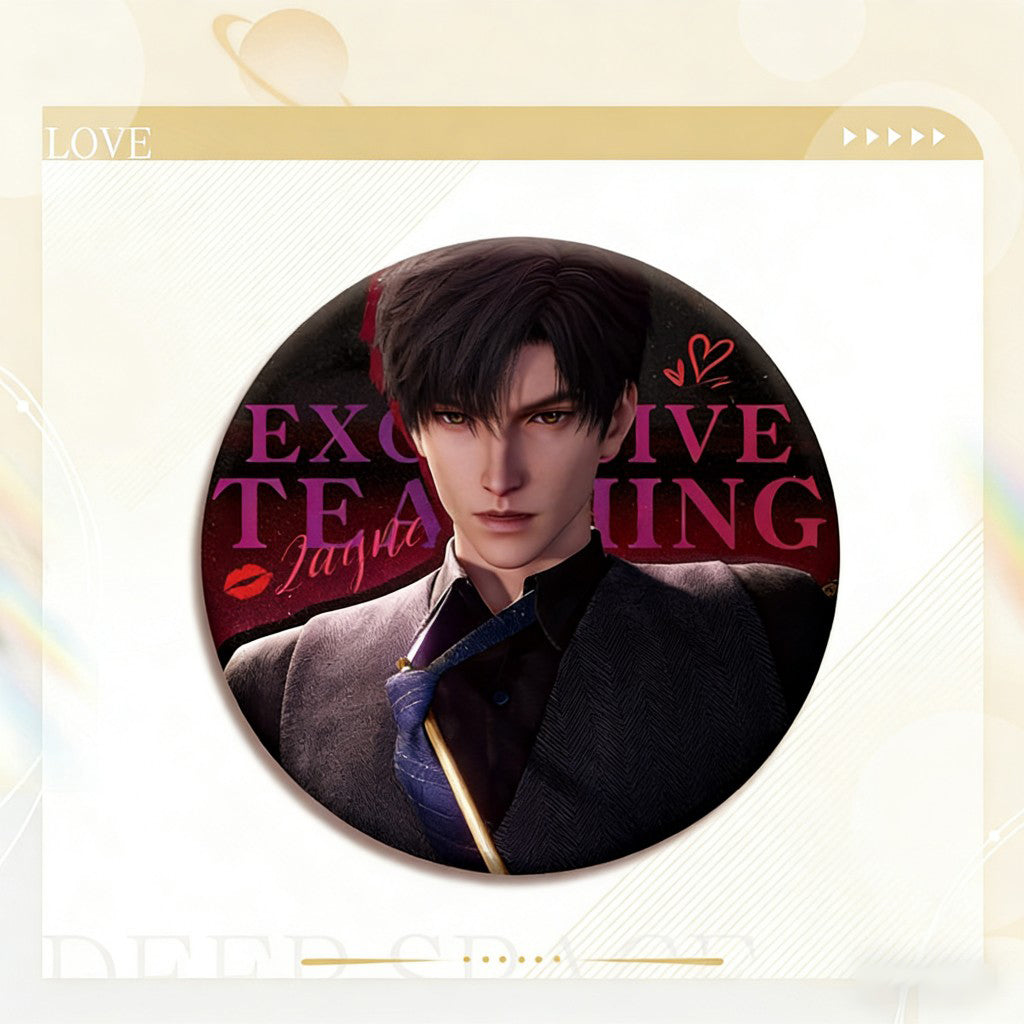 LaDS Double Flash Badge - 75mm 58mm Tinplate Anime Game Merchandise - merrys