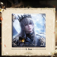 LaDS Xavier Falling Crown Series - Acrylic Sandwich Standee, Art Paper & Quicksand Keychain - merrys