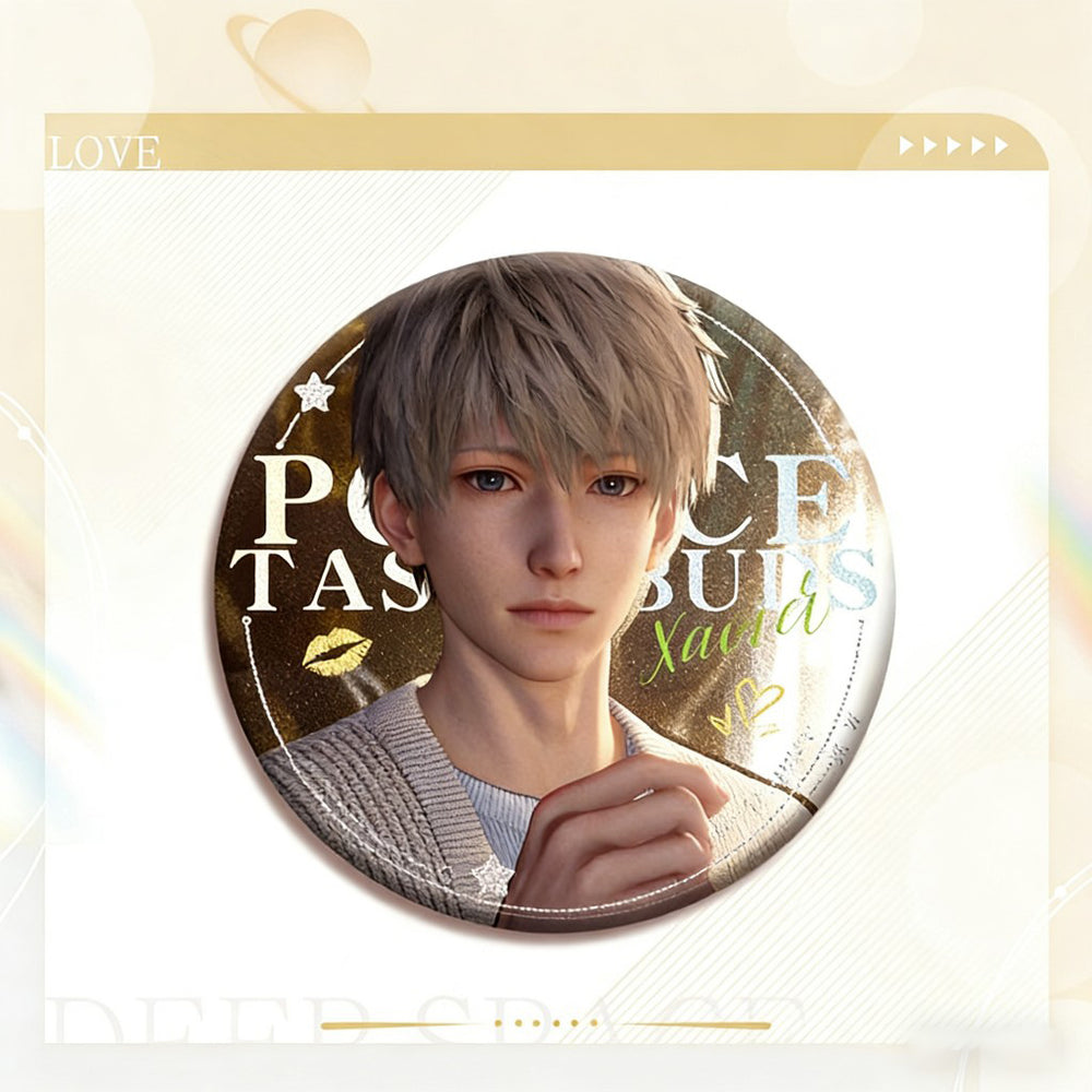 LaDS Double Flash Badge - 75mm 58mm Tinplate Anime Game Merchandise - merrys