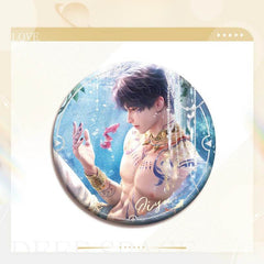 LaDS Double Flash Badge 81-105 - All Characters 75mm 58mm Tinplate Game Merchandise - merrys