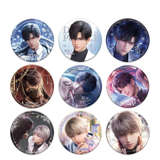 LaDS Double Flash Badge 1-64 - 75mm 58mm Tinplate Anime Merchandise - merrys