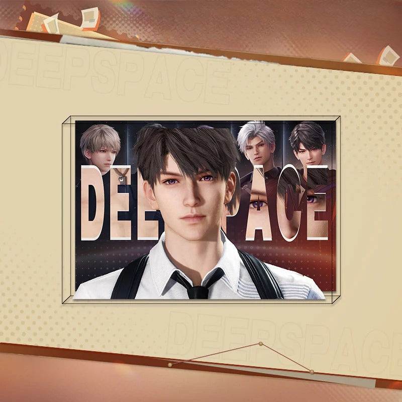 LaDS New Acrylic Card Brick - High-Definition Printing Double-Sided Pattern Doujin Anime Desktop Decoration - merrys