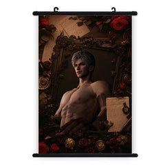 Sylus Series Artist-Hand-Painted Original Fan Art LaDS Canvas Wall Scroll - Anime Game Merch