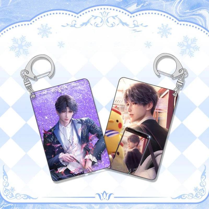 LaDS Shaker Mahjong Charm Keychain - Zayne, Rafayel, Xavier Anime Merch - merrys