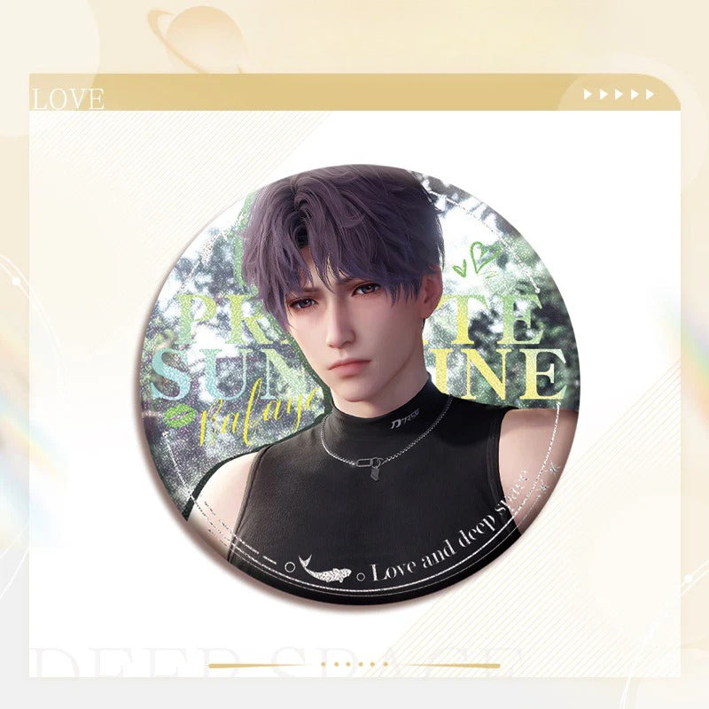 LaDS Double Flash Badge 81-105 - All Characters 75mm 58mm Tinplate Game Merchandise - merrys