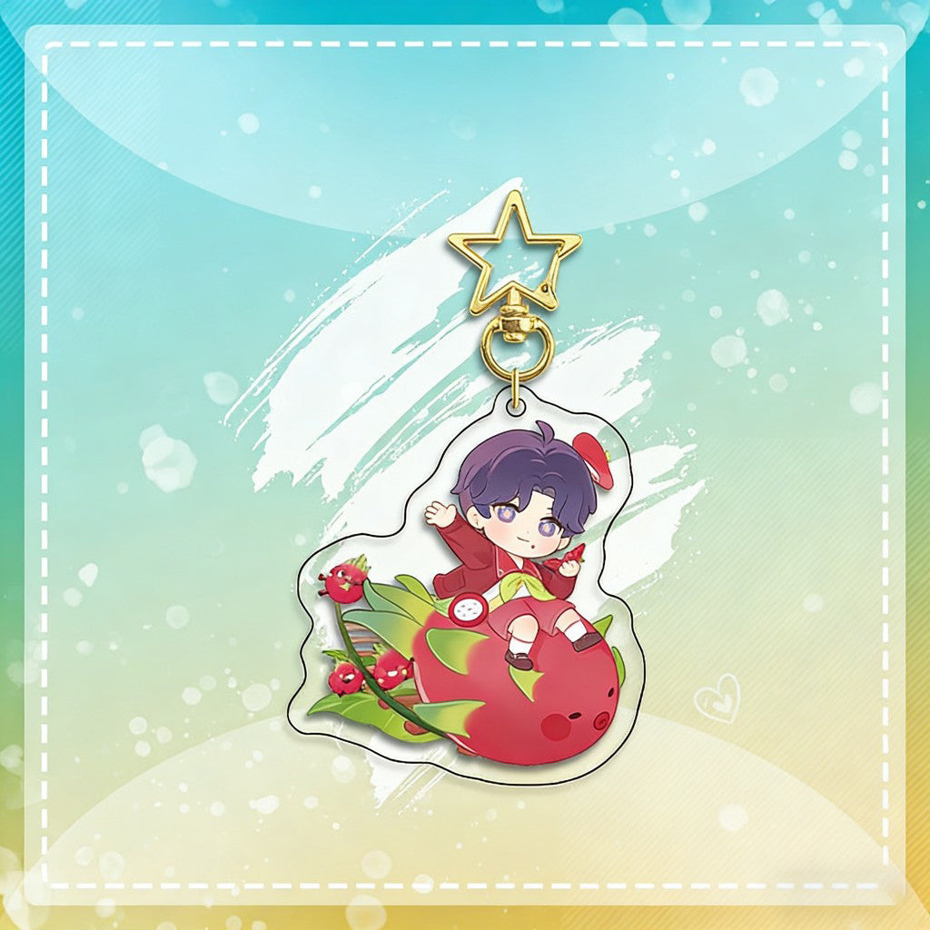 LaDS Chibi Keychain Star Buckle Charm - Rafayel, Xavier Merchandise - merrys