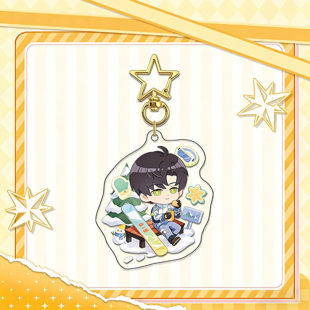 LaDS Series 34-37 Sandwich Star Keychain - Double-Sided High-Definition Anime Acrylic Charm - merrys