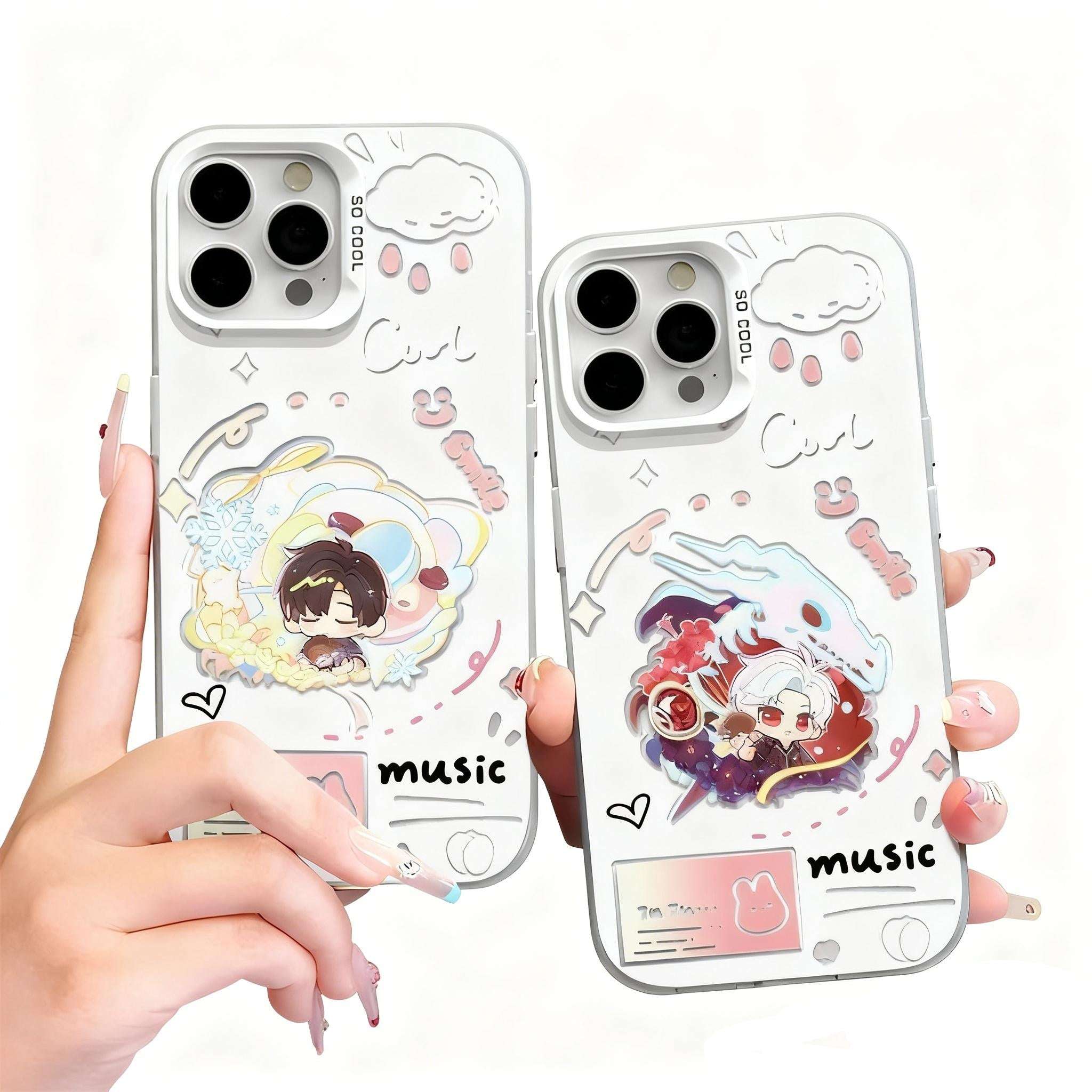 LaDS Chibi Xavier, Rafayel, Caleb & Sylus Phone Case - Compatible with iphone Series - merrys