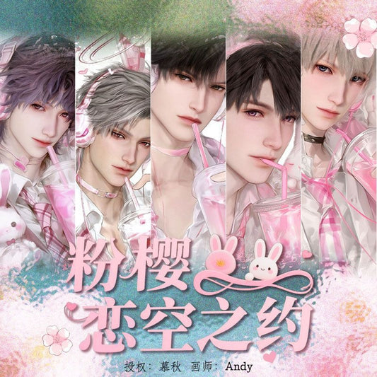 Lads Artist-Authorized Cherry Pink Series Badge