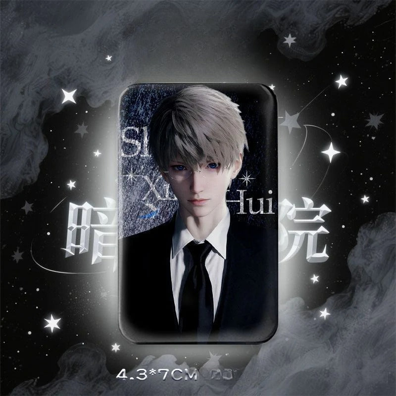 Lads Artist-Authorized School Uniform Suit Series Rectangular Double Flash Badge