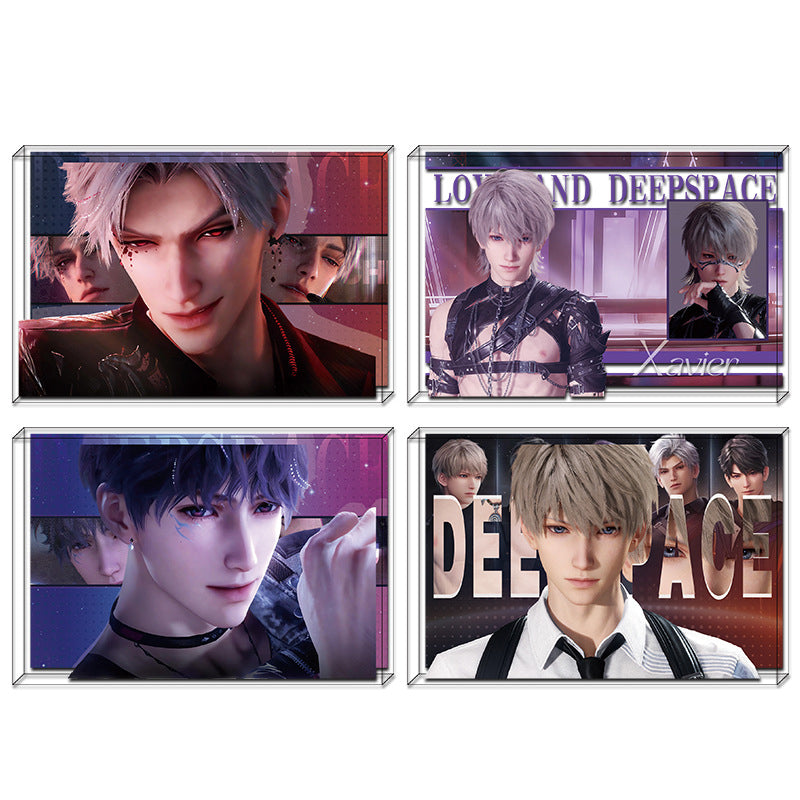 LaDS New Acrylic Card Brick - High-Definition Printing Double-Sided Pattern Doujin Anime Desktop Decoration