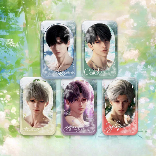 Lads What Spring Does to Flowers Series Rectangular Double Flash Badge