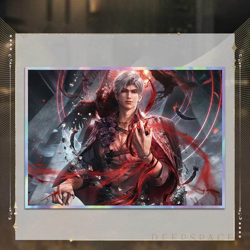 LaDS Acrylic Double Flash Art Card High-Definition Printing Anime Mobile Game Merchandise - merrys