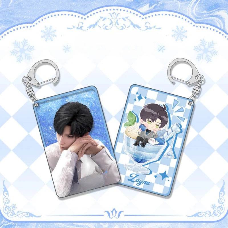 LaDS Shaker Mahjong Charm Keychain - Zayne, Rafayel, Xavier Anime Merch - merrys
