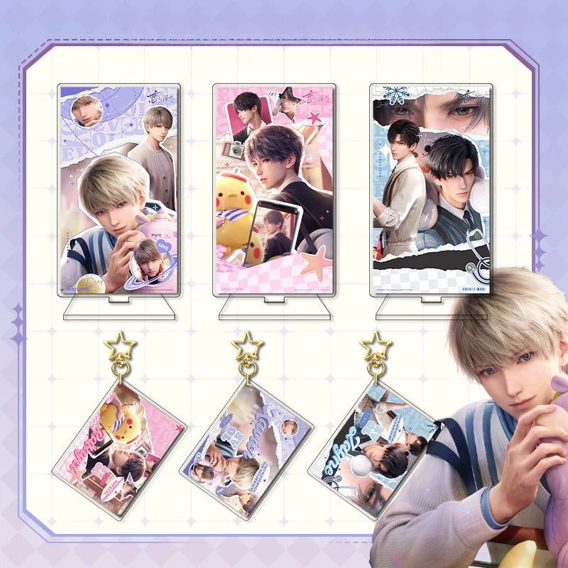 LaDS Three-Piece Series Set - Zayne, Rafayel, Xavier Acrylic Standee, Keychain - merrys