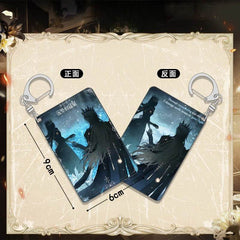 LaDS Xavier Falling Crown Series - Acrylic Sandwich Standee, Art Paper & Quicksand Keychain - merrys