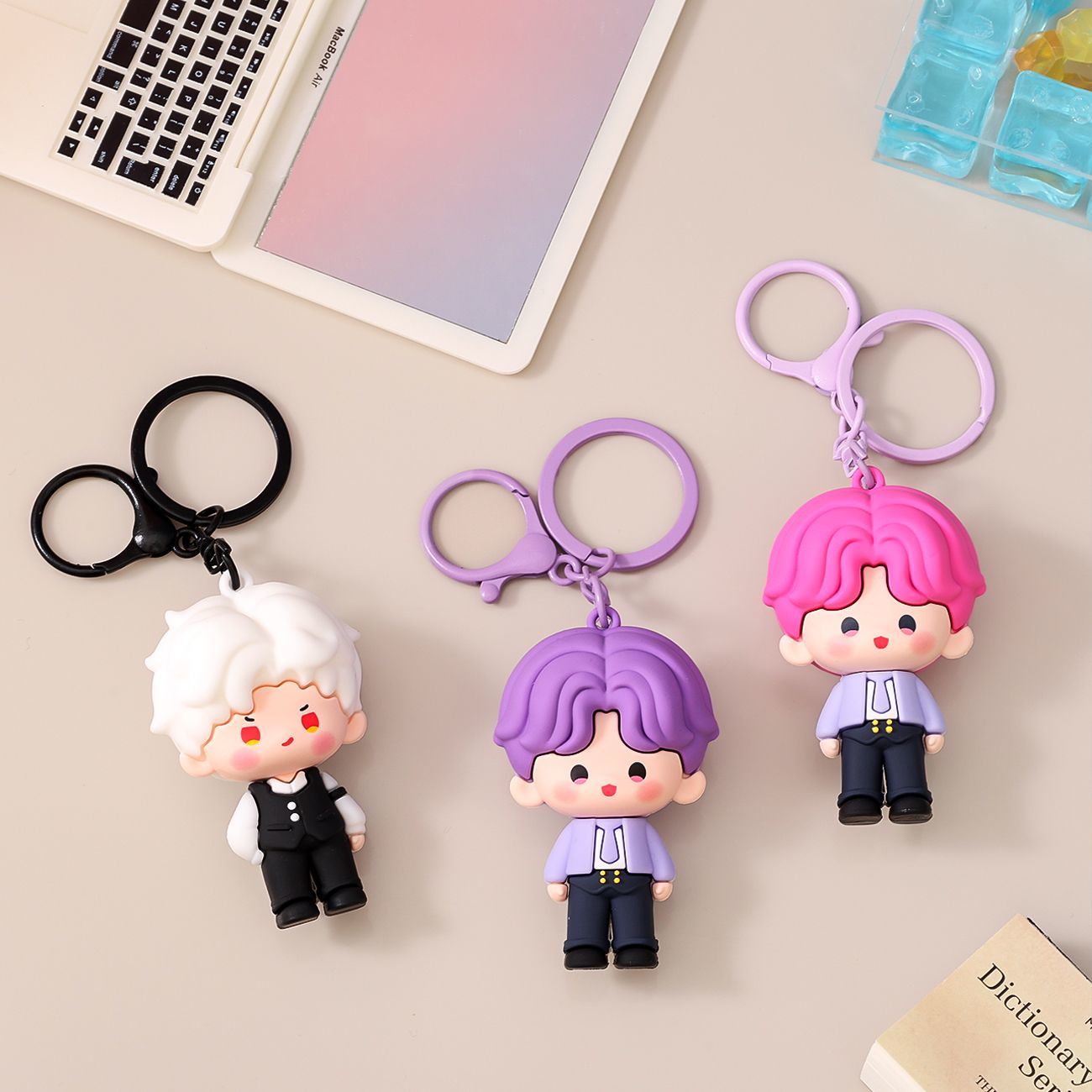 Lads High-End Custom Chibi Cute Mini Plushie Keychain Charms