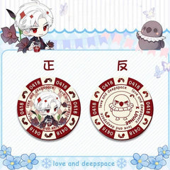 LaDS Acrylic Chip Coin - Sandwich Double-Sided High-Definition Pattern Anime Game Decorative Merchandise - merrys