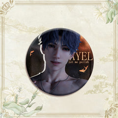 LaDS Double Flash Badge - 75mm 58mm Tinplate Anime Game Merchandise - merrys