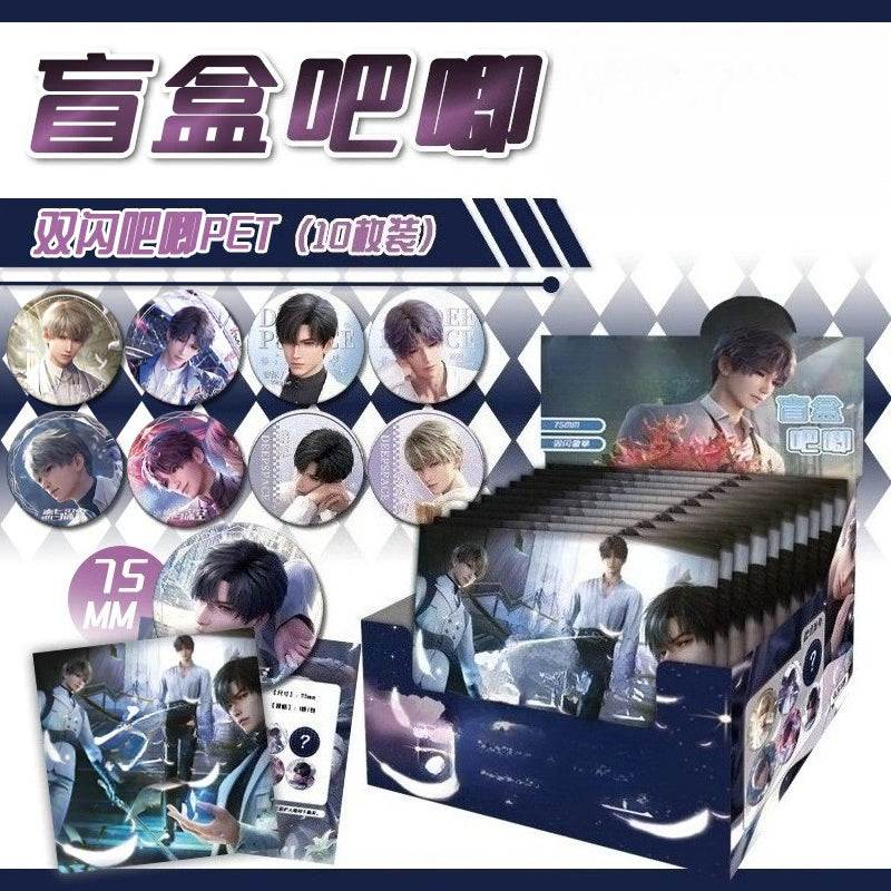 LaDS Blind Box Badge - Full Series 75mm PET Double Flash Tinplate Badge, 10 Pieces per Box - merrys