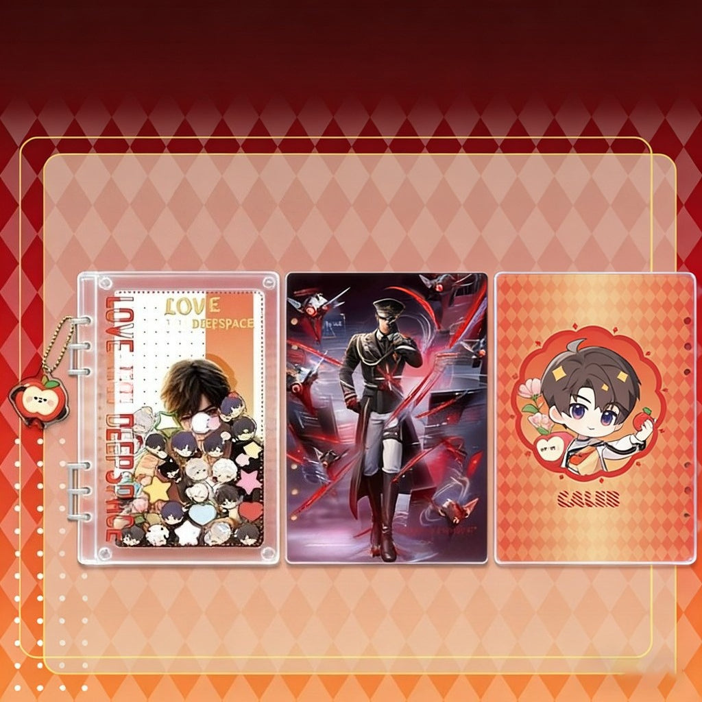 LaDS Acrylic Shaker Notebook - Student Essential Anime Desktop Decoration - merrys