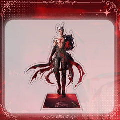 LaDS Sylus Abyss Ruler Acrylic Sandwich Standee, Double Flash Badge, Art Card, Quicksand Keychain - merrys