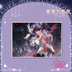 LaDS Acrylic Art Card 116-178 Large Size Holographic Edge 20.5*14.5cm Anime Merchandise - merrys