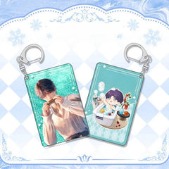 LaDS Shaker Mahjong Charm Keychain - Zayne, Rafayel, Xavier Anime Merch - merrys