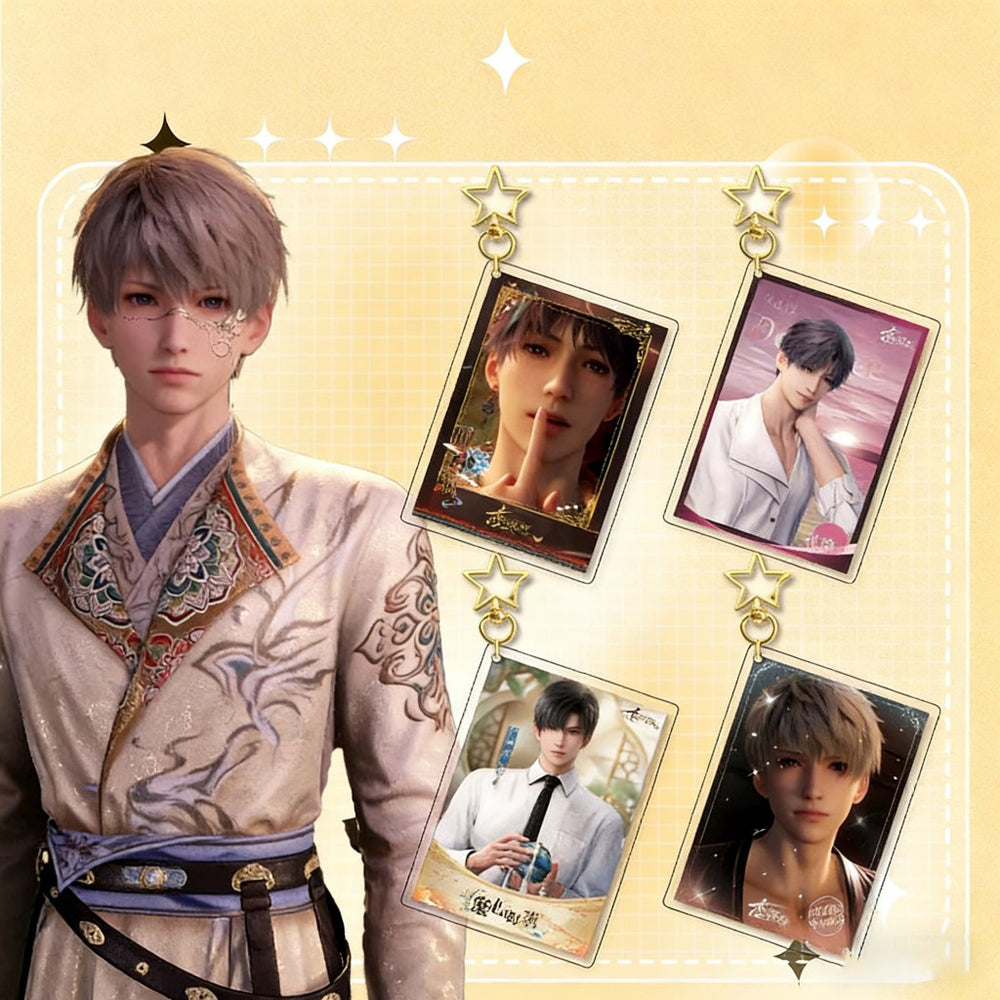 LaDS Card Golden Star Buckle 931-954 - Zayne, Rafayel, Xavier Acrylic Game Merchandise Charm - merrys