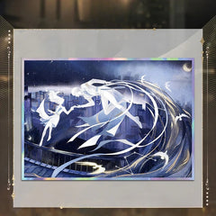 LaDS Acrylic Double Flash Art Card High-Definition Printing Anime Mobile Game Merchandise - merrys