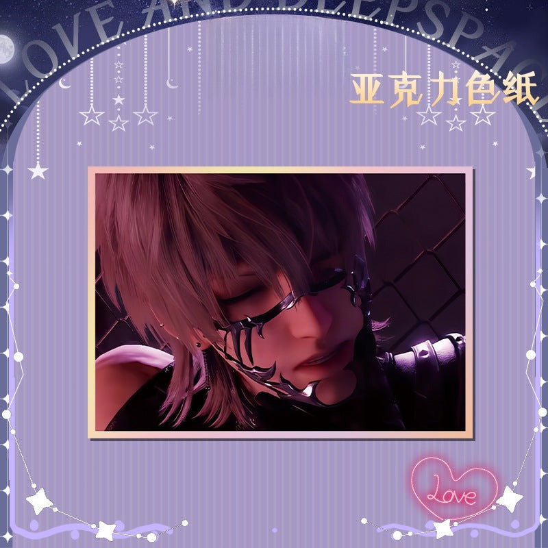 LaDS Acrylic Art Card 116-178 Large Size Holographic Edge 20.5*14.5cm Anime Merchandise - merrys