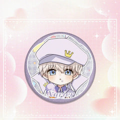LaDS Double Flash Badge 1-64 - 75mm 58mm Tinplate Anime Merchandise - merrys