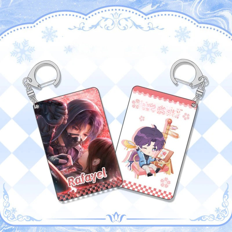 LaDS Shaker Mahjong Charm Keychain - Zayne, Rafayel, Xavier Anime Merch - merrys