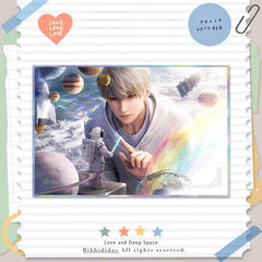 LaDS Series 501 Acrylic Double Flash Art Card - High-Definition Printing Anime Mobile Game Merchandise - merrys