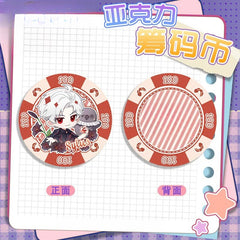 LaDS Acrylic Chip Coin 201-250 - Sandwich Double-Sided High-Definition Pattern Anime Game Merchandise - merrys