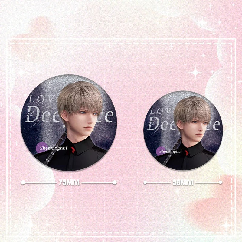 LaDS Collab Series Double Flash Badge - Tinplate 58/75mm Anime Merch - merrys