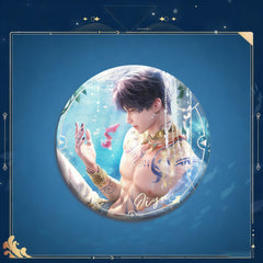 LaDS Rafayel God of Tides Echoes of the Sea Breeze - Acrylic Standee, Art Card, Double Flash Badge, Quicksand Merchandise - merrys