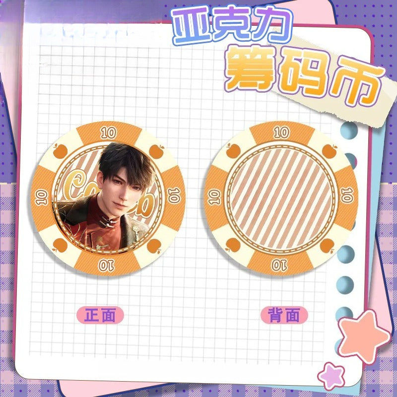 LaDS Acrylic Chip Coin 201-250 - Sandwich Double-Sided High-Definition Pattern Anime Game Merchandise - merrys