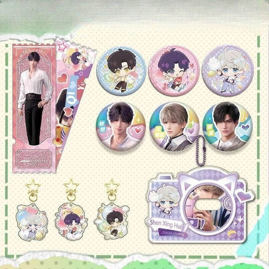 LaDS Collab Series Set - Sandwich Standee & Shaker Ticket Stub & 75mm Double Flash Badge - merrys