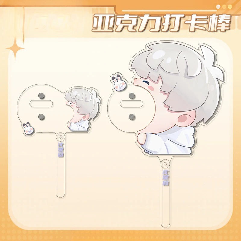 LaDS Original Badge Acrylic Check-in Stick - Badge Holder Display Set Ita Bag Decoration Anime Merchandise - merrys