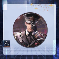 LaDS Caleb Merchandise - Acrylic Sandwich Standee, Double Flash Badge, Art Card, Quicksand Keychain - merrys