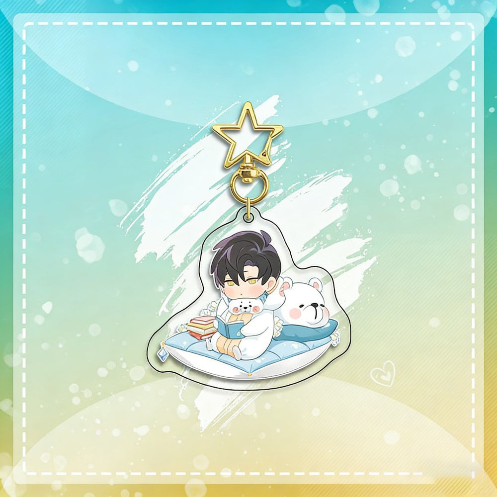 LaDS Chibi Keychain Star Buckle Charm - Rafayel, Xavier Merchandise - merrys