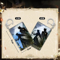 LaDS Xavier Falling Crown Series - Acrylic Sandwich Standee, Art Paper & Quicksand Keychain - merrys