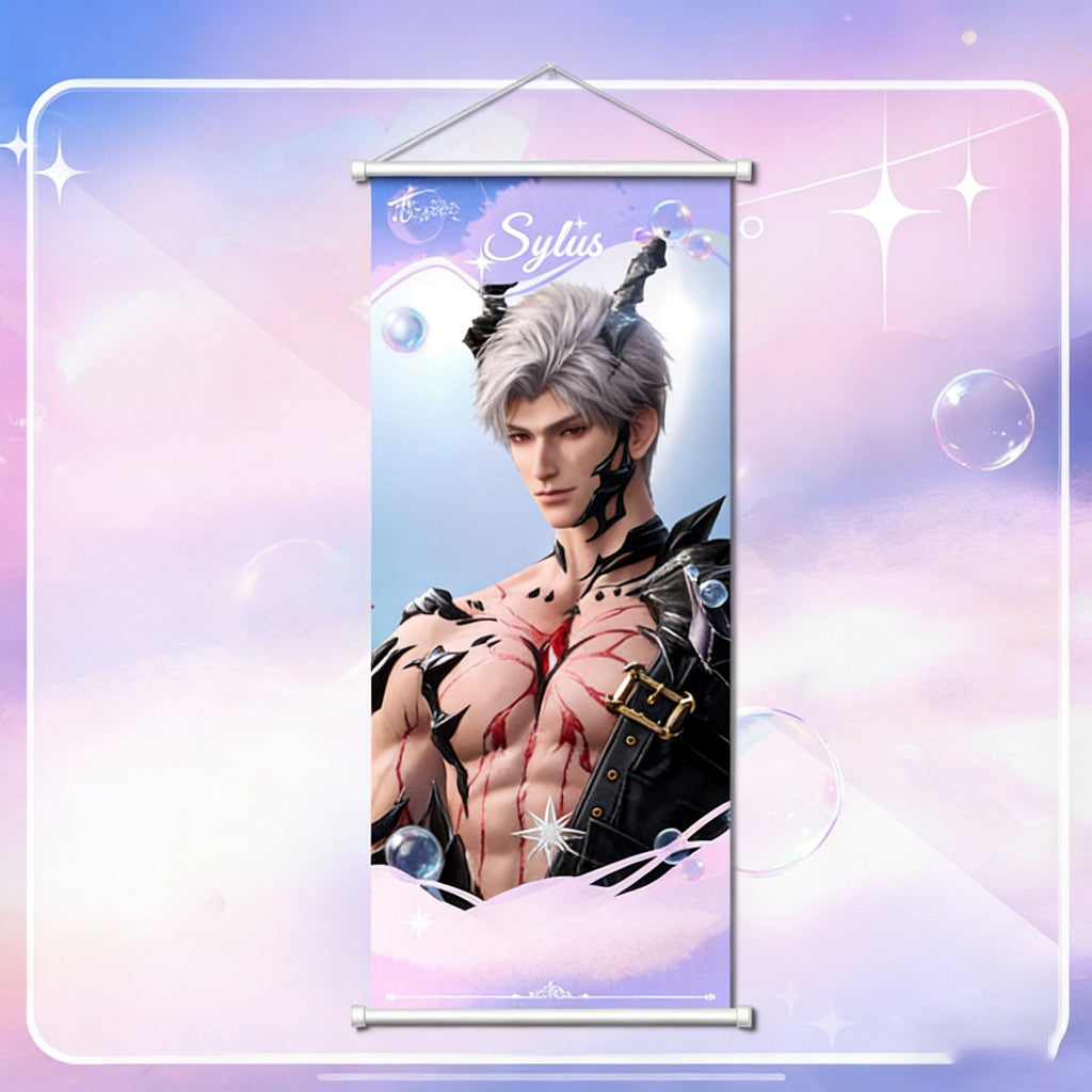 LaDS Premium Canvas Wall Scroll - Anime Game Merch - merrys