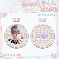 LaDS Acrylic Chip Coin 231-250 - Sandwich Double-Sided High-Definition Pattern Anime Game Merchandise - merrys