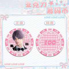 LaDS Acrylic Chip Coin 231-250 - Sandwich Double-Sided High-Definition Pattern Anime Game Merchandise - merrys