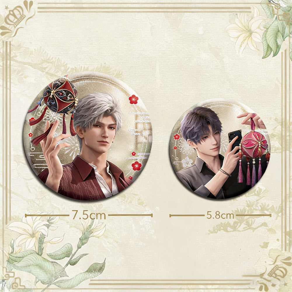 LaDS Double Flash Badge - 75mm 58mm Tinplate Anime Game Merchandise - merrys