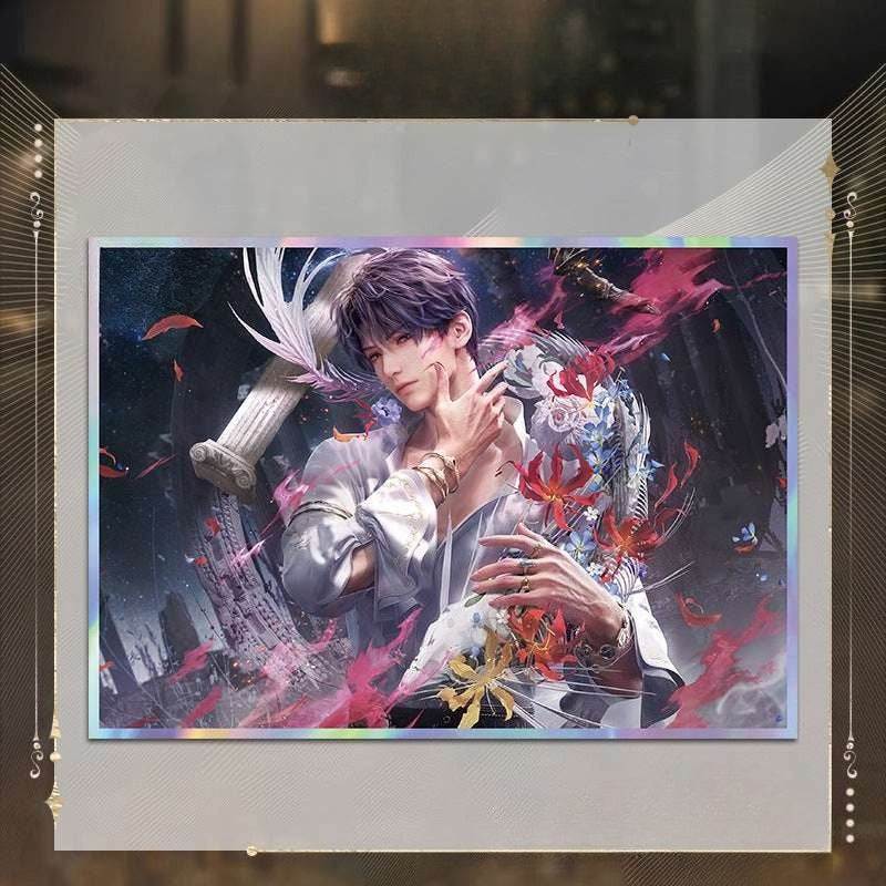 LaDS Acrylic Double Flash Art Card High-Definition Printing Anime Mobile Game Merchandise - merrys