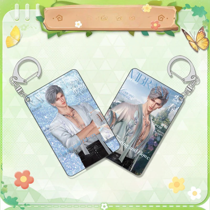 LaDS Shaker Mahjong Charm Keychain - Zayne, Rafayel, Xavier Anime Merch - merrys